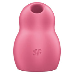 SATISFYER PRO TO GO 1 DOPPIO STIMOLATORE DI IMPULSI D'ARIA E VIBRATORE - ROSSO