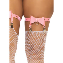 LEG AVENUE VEGAN PELLE COSCIALE ALTA TAGLIA UNICA - ROSA