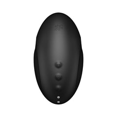 SATISFYER VULVA LOVER 3 STIMOLATORE E VIBRATORE A IMPULSI D'ARIA - NERO
