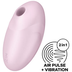 SATISFYER VULVA LOVER 3 STIMOLATORE E VIBRATORE A IMPULSI D'ARIA - ROSA