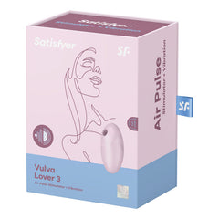 SATISFYER VULVA LOVER 3 STIMOLATORE E VIBRATORE A IMPULSI D'ARIA - ROSA