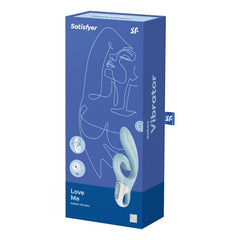 SATISFYER LOVE ME RABBIT VIBRATION - BLU