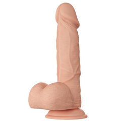 BELLISSIMO INCONTRO BAHAMUT DILDO REALISTICO E FLESSIBILE 21,8 CM - CARNE