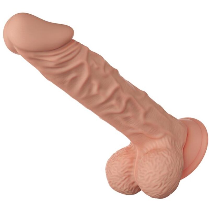 BELLISSIMO INCONTRO BURAQ DILDO REALISTICO E FLESSIBILE 24 CM - CARNE
