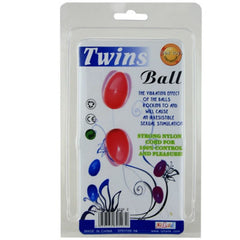 TWINS BALLS ANAL BEADS ROSA