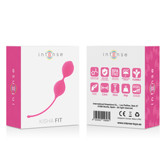 KISHA FIT INTENSO KEGEL IN SILICONE ROSA CALDO
