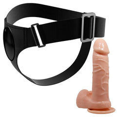 PRETTY LOVE - HARNESS SLIP HARNESS UNIVERSALE CON DILDO TOM 20 CM NATURALE