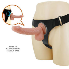 PRETTY LOVE - HARNESS SLIP HARNESS UNIVERSALE CON DILDO KEVIN 19 CM NATURALE