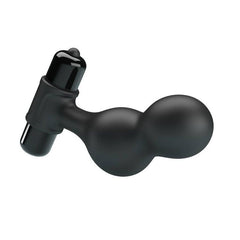 MR PLAY - PLUG ANALE VIBRANTE IN SILICONE NERO