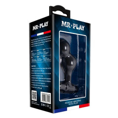 MR PLAY - PLUG ANALE VIBRANTE IN SILICONE NERO