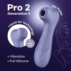 SATISFYER PRO 2 GENERATION 3 LIQUID AIR TECHNOLOGY - LILAC