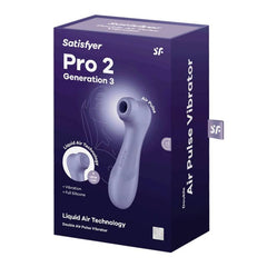SATISFYER PRO 2 GENERATION 3 LIQUID AIR TECHNOLOGY - LILAC