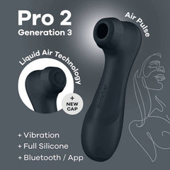SATISFYER PRO 2 GENERACI N 3 - NERO  BLUETOOTH &  APP