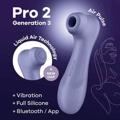 SATISFYER PRO 2 GENERACI”N 3 - LILAC  BLUETOOTH &  APP