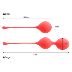 INTENSO - CONFEZIONE PERLINE KEGEL KENDALL ROSSO