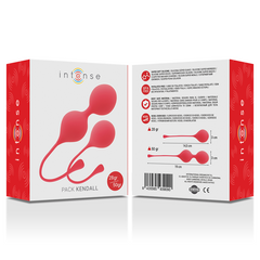 INTENSO - CONFEZIONE PERLINE KEGEL KENDALL ROSSO
