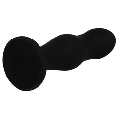 BLACK&SILVER - PLUG ANALE IN SILICONE PREMIUM SEAN NERO