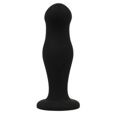 BLACK&SILVER - PLUG ANALE IN SILICONE PREMIUM SEAN NERO