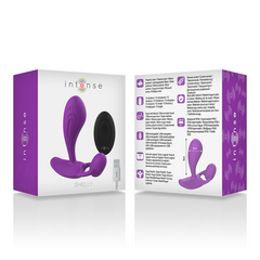 INTENSE - SHELLY ANAL PLUG TELECOMANDO VIOLA