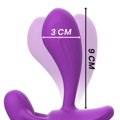 INTENSE - SHELLY ANAL PLUG TELECOMANDO VIOLA