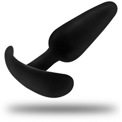 BLACK&SILVER - HANSEL SILICONE LOOP ANAL PLUG TAGLIA S