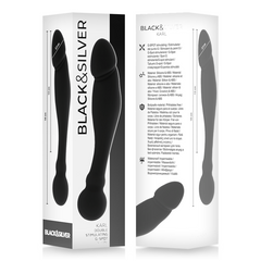 BLACK&SILVER - KARL DILDO STIMOLANTE PUNTO G 18 CM