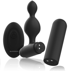 BLACK&SILVER - TELECOMANDO TUCKER PETIT ANAL PLUG IN SILICONE