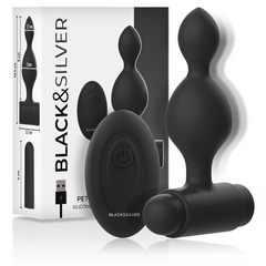 BLACK&SILVER - TELECOMANDO TUCKER PETIT ANAL PLUG IN SILICONE
