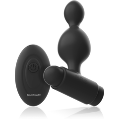 BLACK&SILVER - TELECOMANDO TUCKER PETIT ANAL PLUG IN SILICONE
