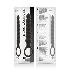 BLACK&SILVER - BOB POTENTI PERLINE ANALI IN SILICONE