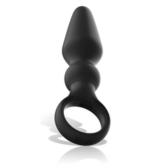 BLACK&SILVER - OZZY POTENTE PLUG ANALE IN SILICONE