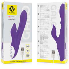 GALATEA GALO VIBRATORE LILLA COMPATIBILE CON TECNOLOGIA WIRELESS WATCHME
