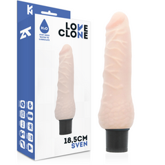 VIBRATORE AUTO LUBRIFICANTE LOVECLONE SVEN 18,5 CM