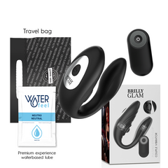 BRILLY GLAM COUPLE PULSING & VIBRATING REMOTE CONTROL