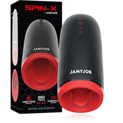 JAMYJOBO - MASTURBATORE RISCALDANTE E ROTANTE SPIN-X