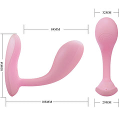 PRETTY LOVE - BAIRD G-SPOT 12 IMPOSTAZIONI DI VIBRAZIONE APP ROSA RICARICABILE
