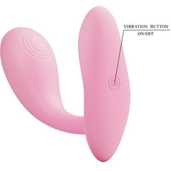 PRETTY LOVE - BAIRD G-SPOT 12 IMPOSTAZIONI DI VIBRAZIONE APP ROSA RICARICABILE