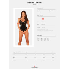 OBSESSIVE - DONNA DREAM CROTCHLESS TEDDY