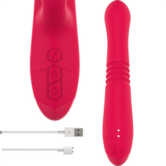 INTENSE - VIBRATORE MULTIFUNZIONE RICARICABILE UP & DOWN CON LINGUA ROSSA