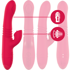 INTENSE - VIBRATORE MULTIFUNZIONE RICARICABILE UP & DOWN CON LINGUA ROSSA