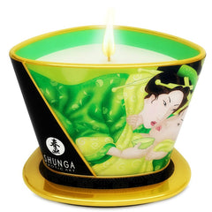 MINI CAREZZA A LUME DI CANDELA CANDELA DA MASSAGGIO T» VERDE ESOTICO