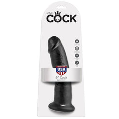 KING COCK 9" CAZZO NERO 22,9 CM