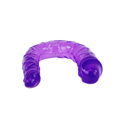 DOPPIO DILDO FLESSIBILE VIOLA