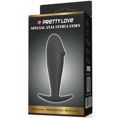 PRETTY LOVE PLUG ANALE IN SILICONE A FORMA DI PENE - NERO