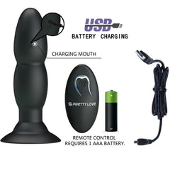 PRETTY LOVE PLUG VIBRADOR Y ROTACI”N POR CONTROL REMOTO