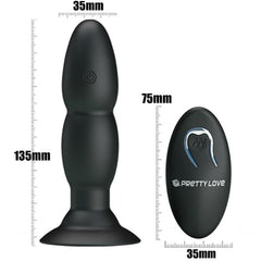 PRETTY LOVE PLUG VIBRADOR Y ROTACI”N POR CONTROL REMOTO