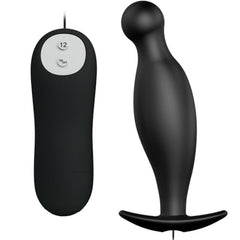 PRETTY LOVE PLUG ANALE IN SILICONE CON 12 MODALITÀ DI VIBRAZIONE NERO
