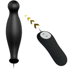 PRETTY LOVE PLUG ANALE IN SILICONE CON 12 MODALITÀ DI VIBRAZIONE NERO