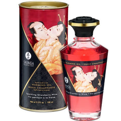 SHUNGA APHRODISIAC OLIO RISCALDANTE VINO FRAGOLA FRAGOLA 100 ML