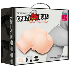 CRAZY BULL - ANO E VAGINA REALISTICI CON VIBRAZIONE DOPPIO PIACERE